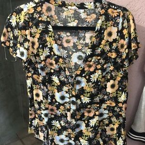 Buckle button up blouse